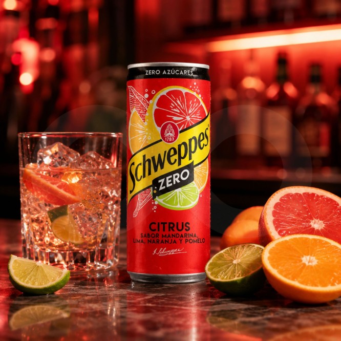 SCHWEPPES� Woda tonizujaca Citrus Zero 330ml