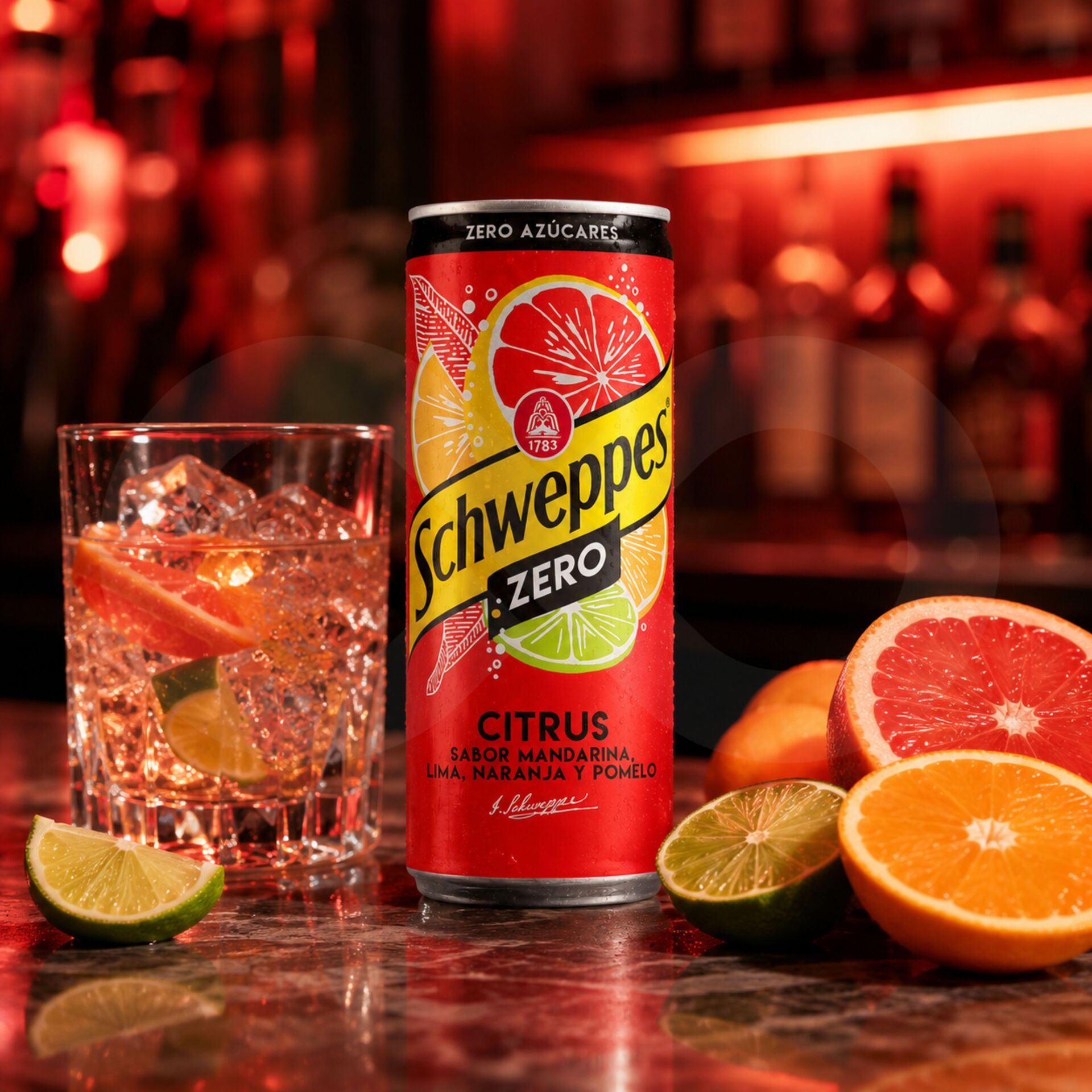SCHWEPPES® Woda tonizujaca Citrus Zero 330ml