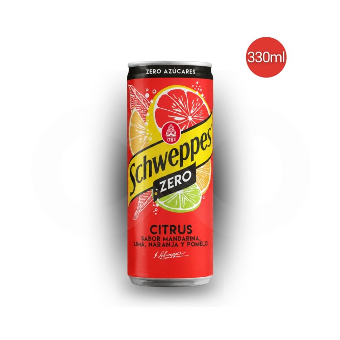 SCHWEPPES� Woda tonizujaca Citrus Zero 330ml