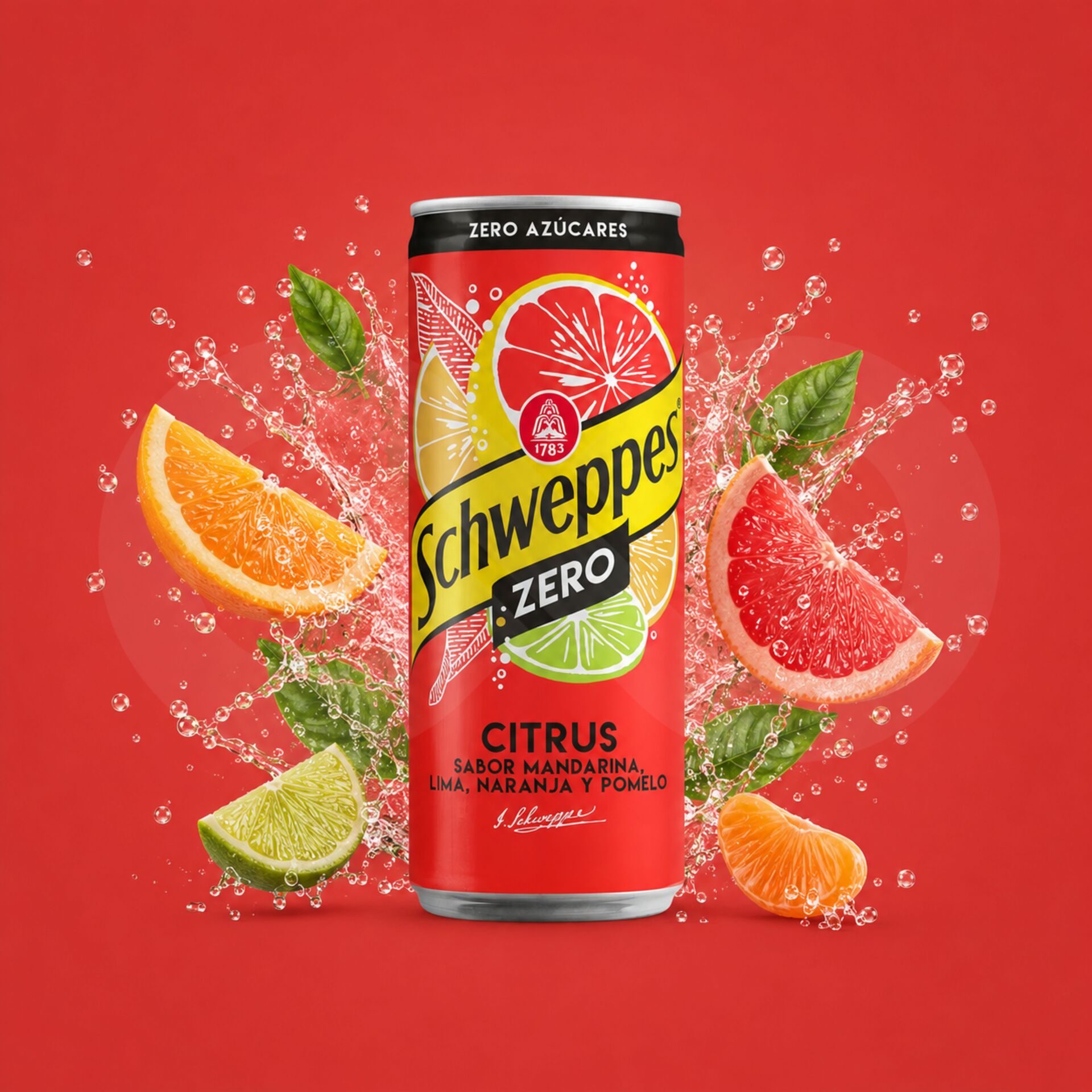 SCHWEPPES® Woda tonizujaca Citrus Zero 330ml