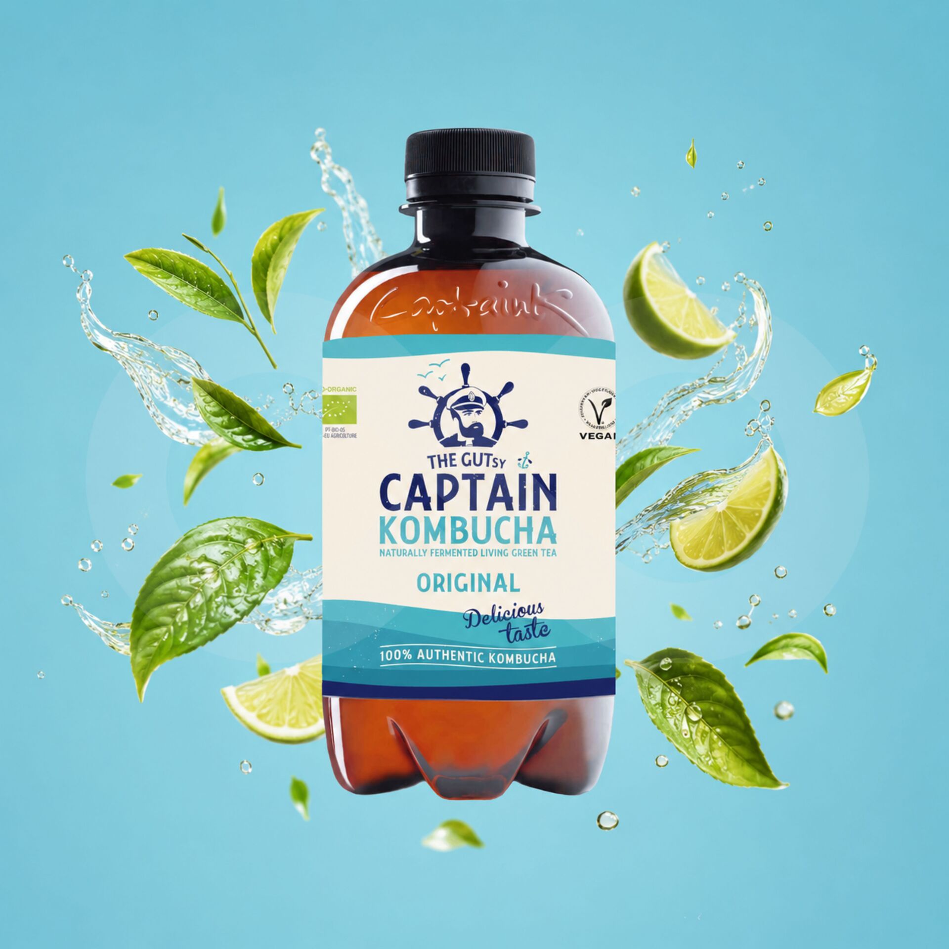 THE GUTSY CAPTAIN® Kombucha Original 400ml