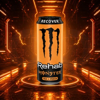 MONSTER ENERGY® Rehab Recover Peach 500ml