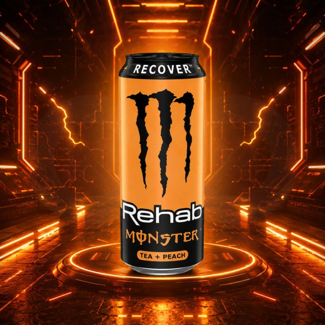 MONSTER ENERGY® Rehab Recover Peach 500ml
