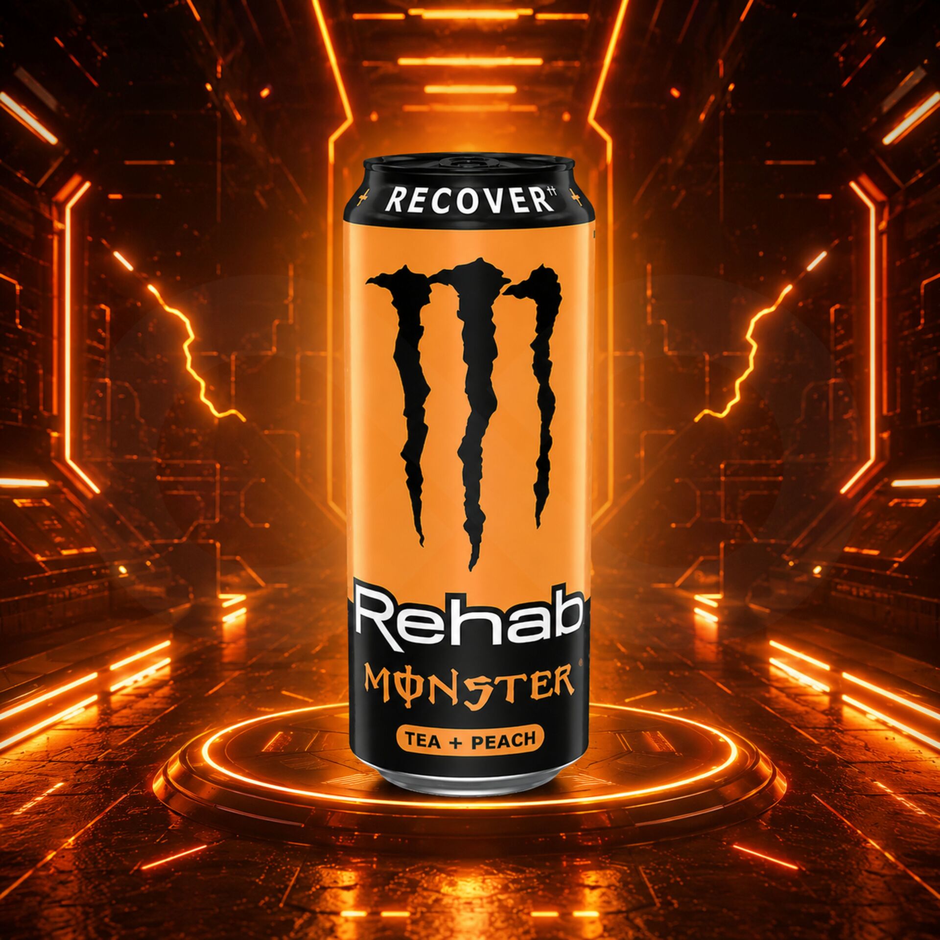 MONSTER ENERGY® Rehab Recover Peach 500ml