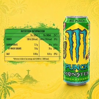 MONSTER ENERGY� Rio Punch 500ml