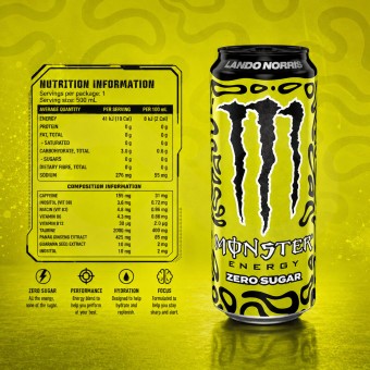 MONSTER ENERGY® Zero Sugar Lando Norris 500 ml