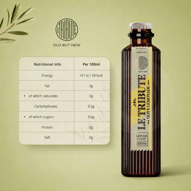 LE TRIBUTE® Olive Lemonade 200ml