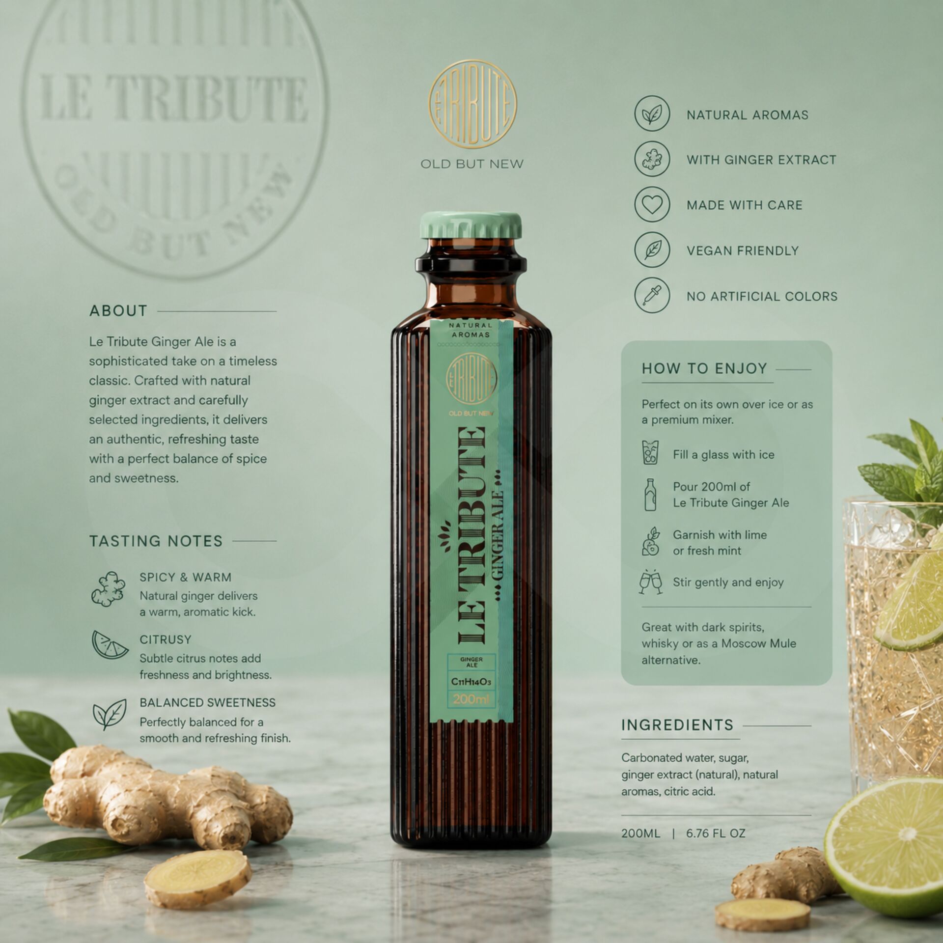 LE TRIBUTEŽ Ginger Ale 200ml
