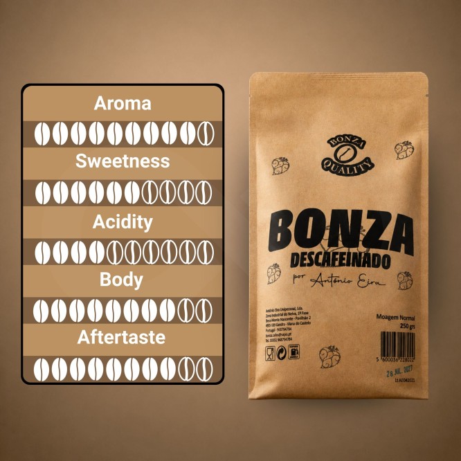 BONZA® Café Moulu Décaféiné 250g