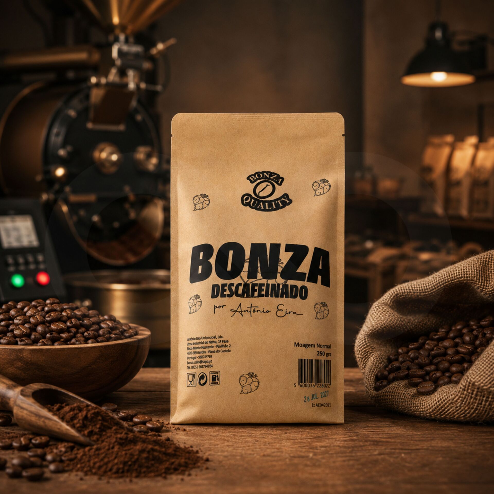 BONZA® Café Moulu Décaféiné 250g