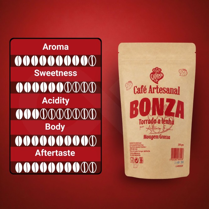 BONZA® Café Moulu Mouture Grossière 250g