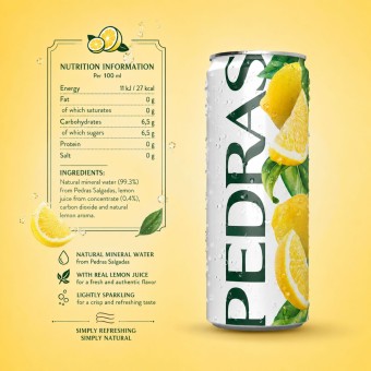 PEDRAS� Limone 330ml