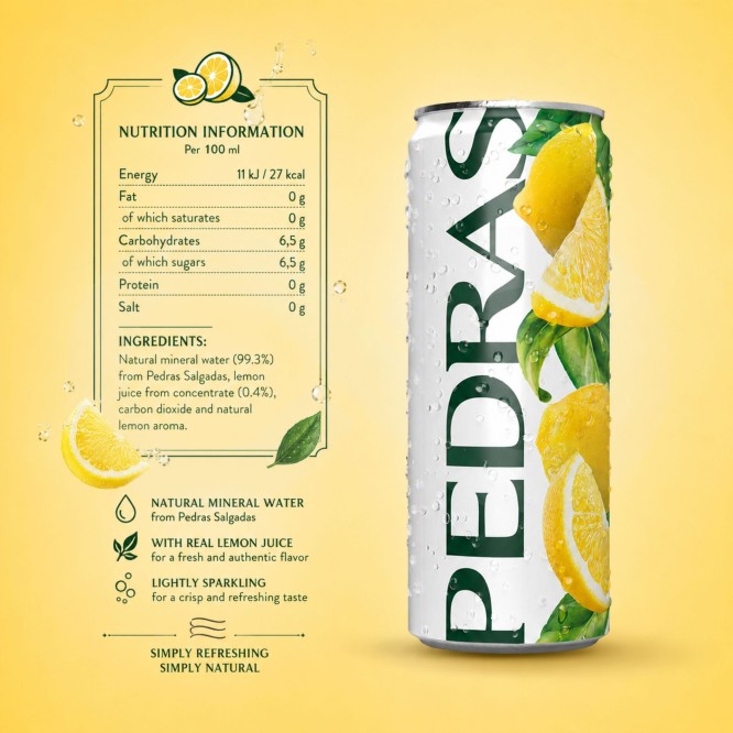 PEDRAS� Limone 330ml