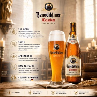 BENEDIKTINER® Weissbier 500ml