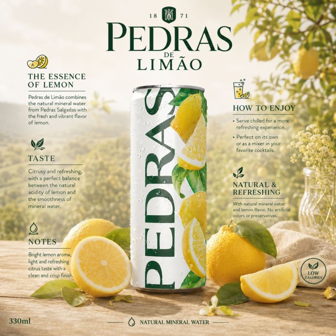 PEDRAS� Limone 330ml