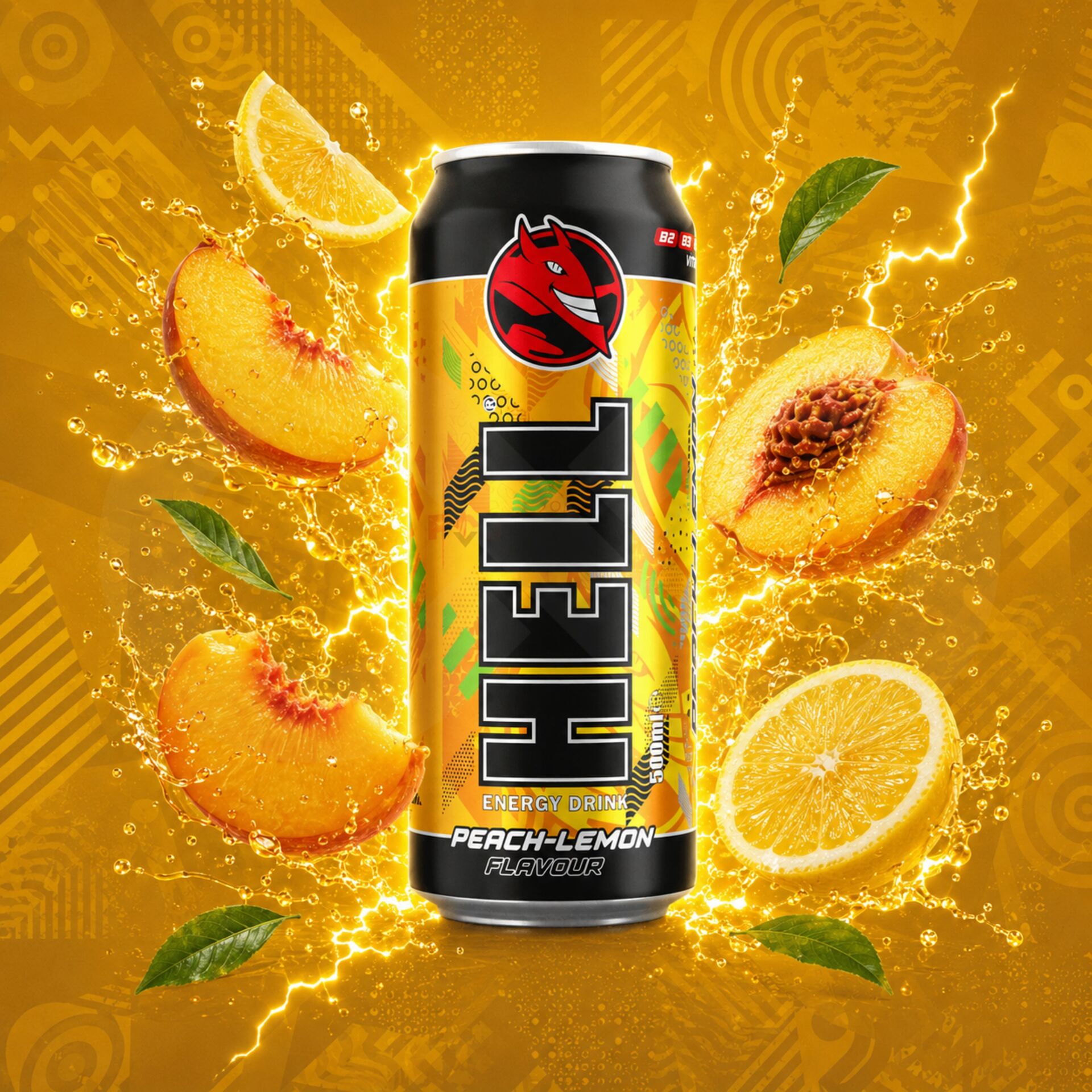 HELL ENERGY® Peach-Lemon 500ml