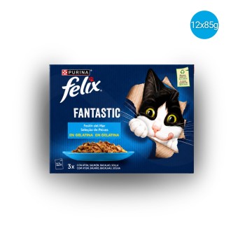PURINA® FELIX Fantastic Fish Selection 12x85g PURINA® FELIX Fantastic Fish Selection 12x85g