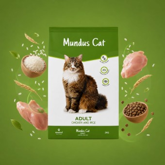 MUNDUS� Gato Adulto Frango e Arroz 2kg