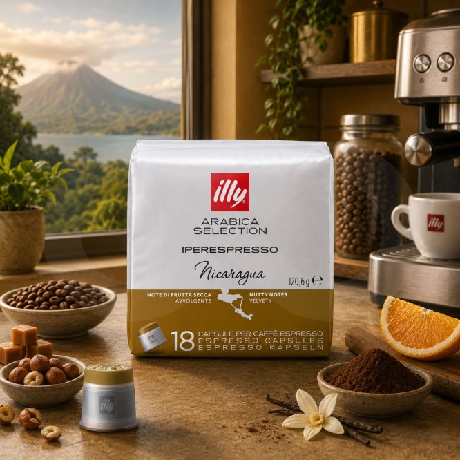 ILLY� C�psulas Iperespresso Nicaragua 18 uds.