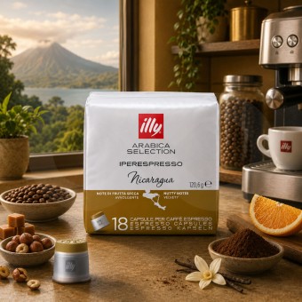 ILLY® Cápsulas Iperespresso Nicaragua 18 un.