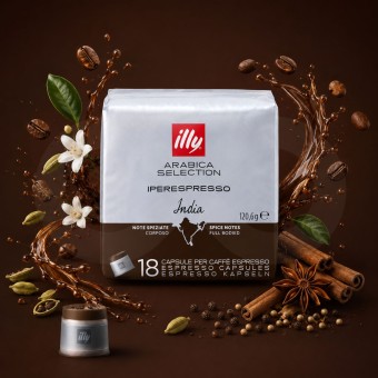 ILLY® Cápsulas Iperespresso India 18 uds.