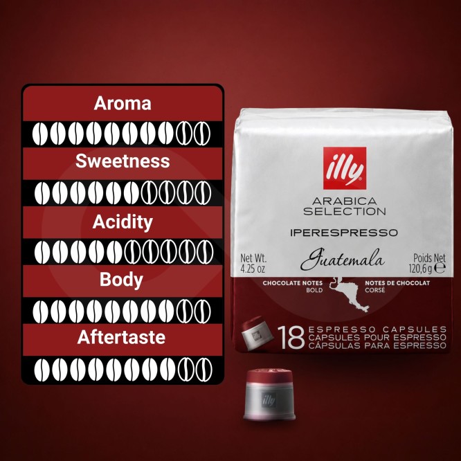 ILLY® Capsules Iperespresso Guatemala 18 u.