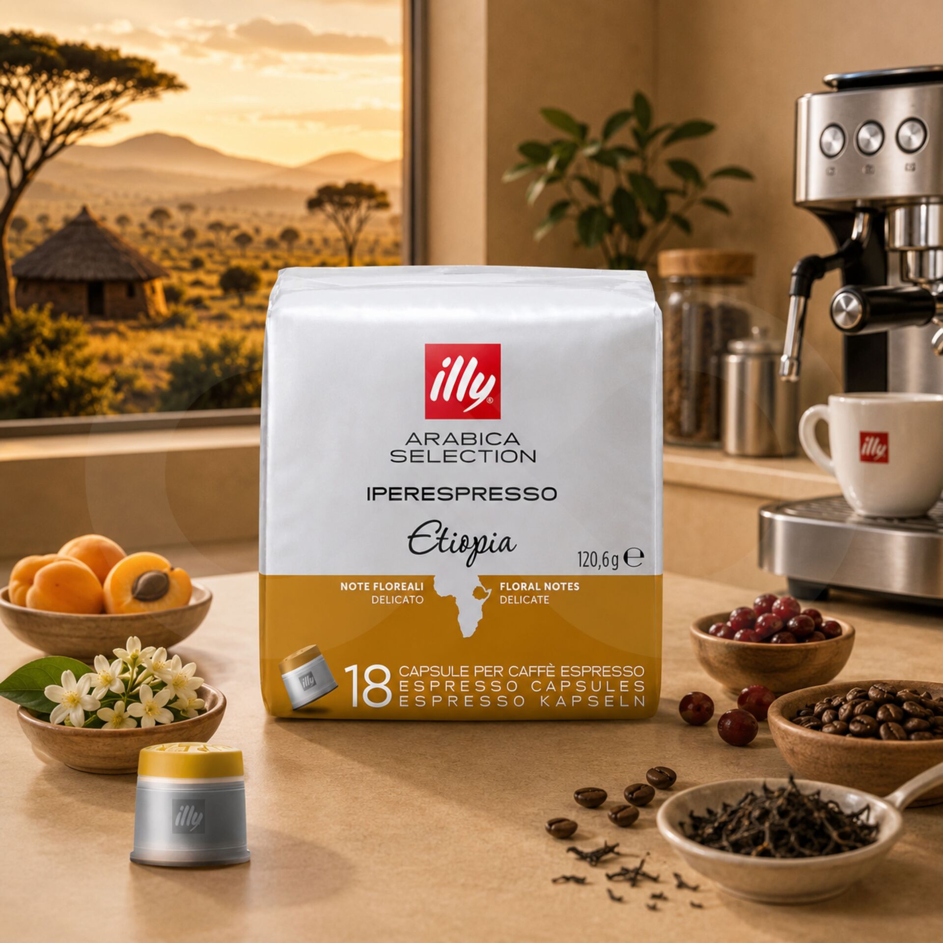 ILLY® Cápsulas Iperespresso Etiopia 18 uds.