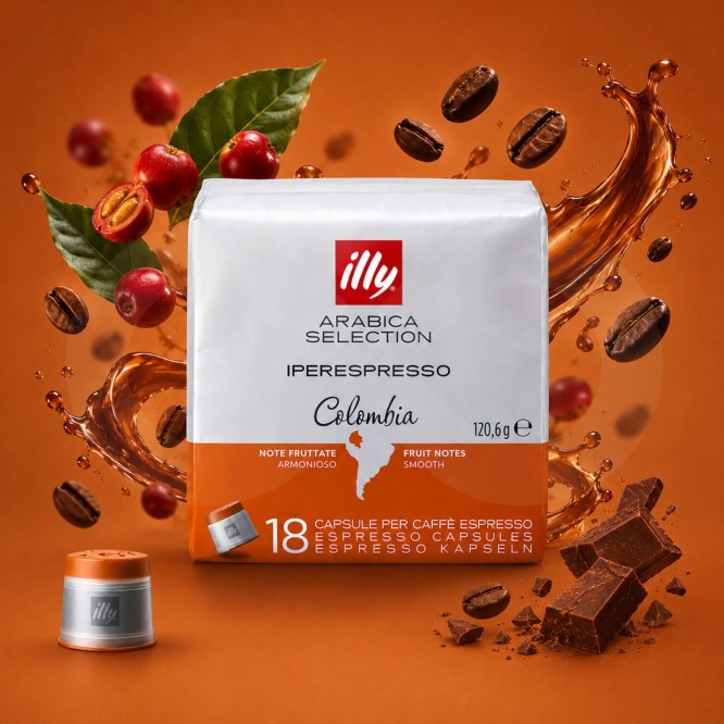 ILLY® Cápsulas Iperespresso Colombia 18 uds.