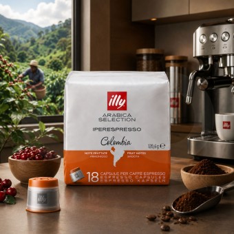 ILLY® Cápsulas Iperespresso Colombia 18 uds.