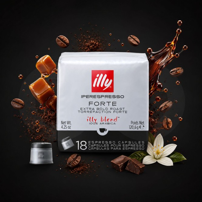 ILLY® Kapseln Iperespresso Forte 18 Stk.