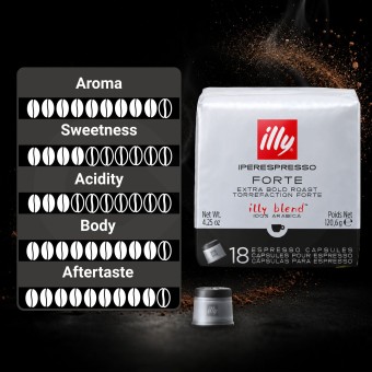 ILLY® Kapseln Iperespresso Forte 18 Stk.
