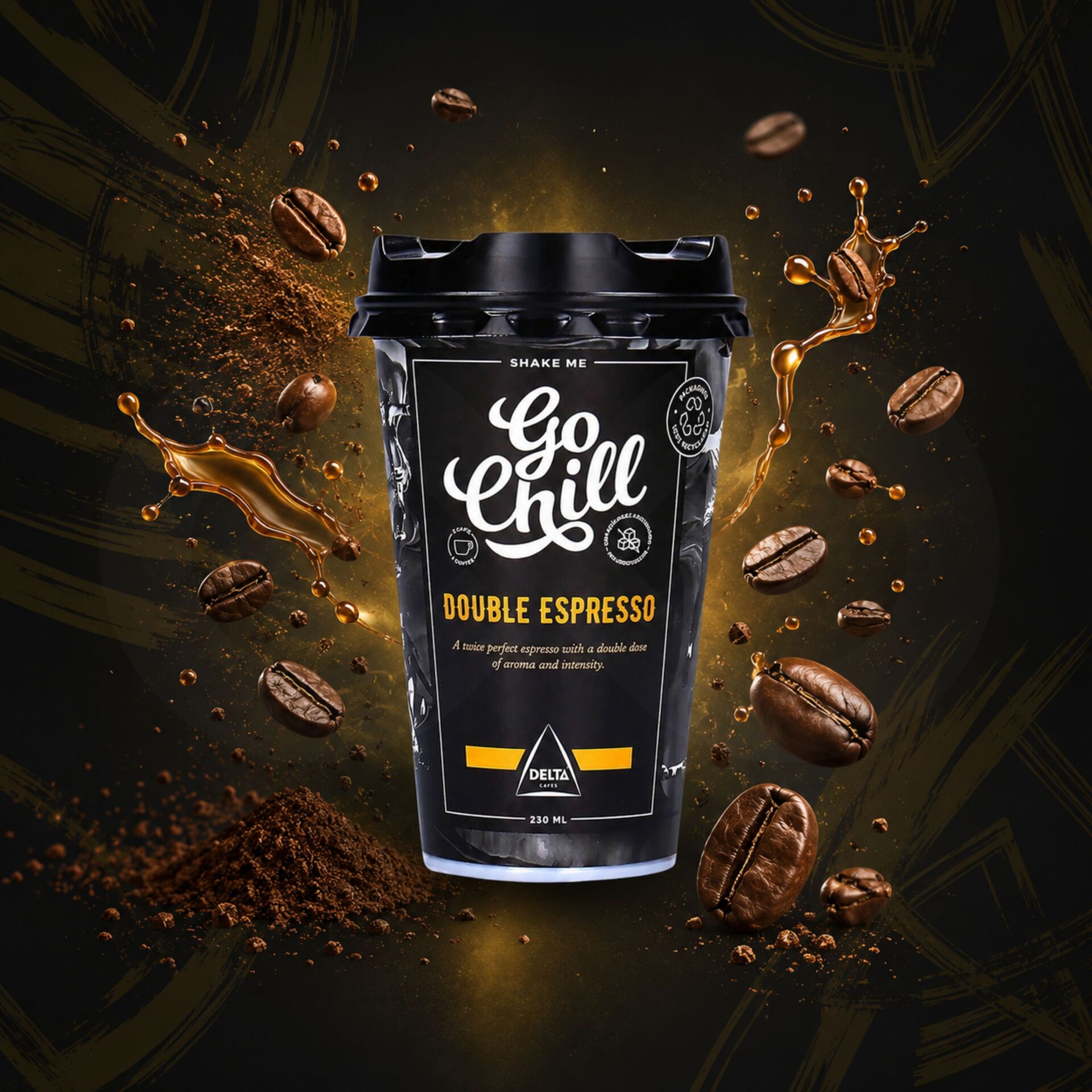 GO CHILL® Ice Coffee Double Espresso 230ml