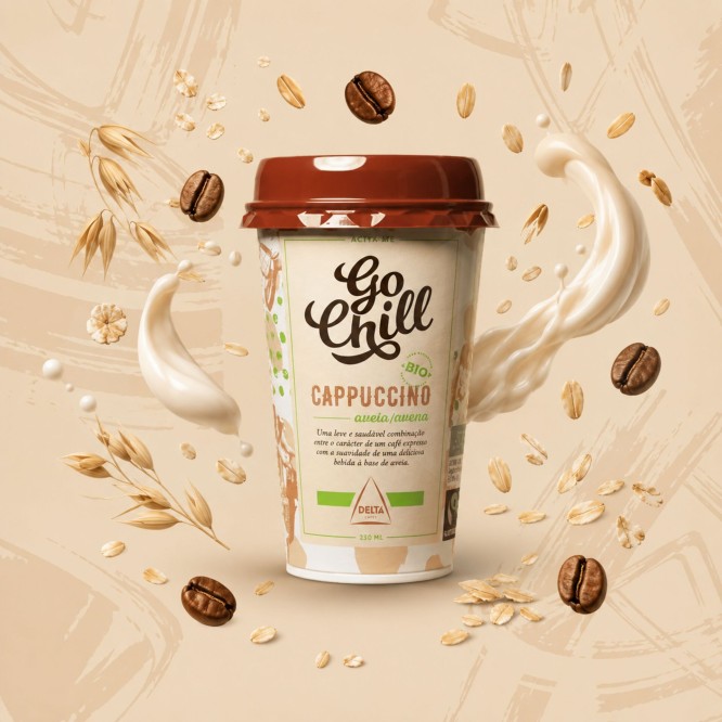 GO CHILL� Ice Coffee Cappuccino Owies 230ml