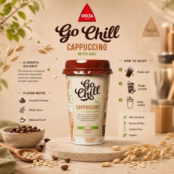 GO CHILL� Ice Coffee Cappuccino Owies 230ml