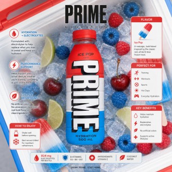 PRIME� Ice Pop 500ml