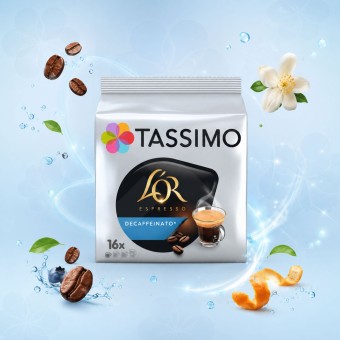 LOR� C�psulas Tassimo Descaffeinato 16 un.