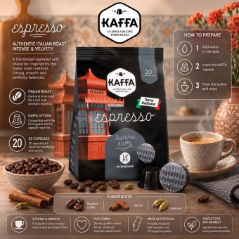 KAFFAź Capsules KAFFA-systeem Espresso 20 st.