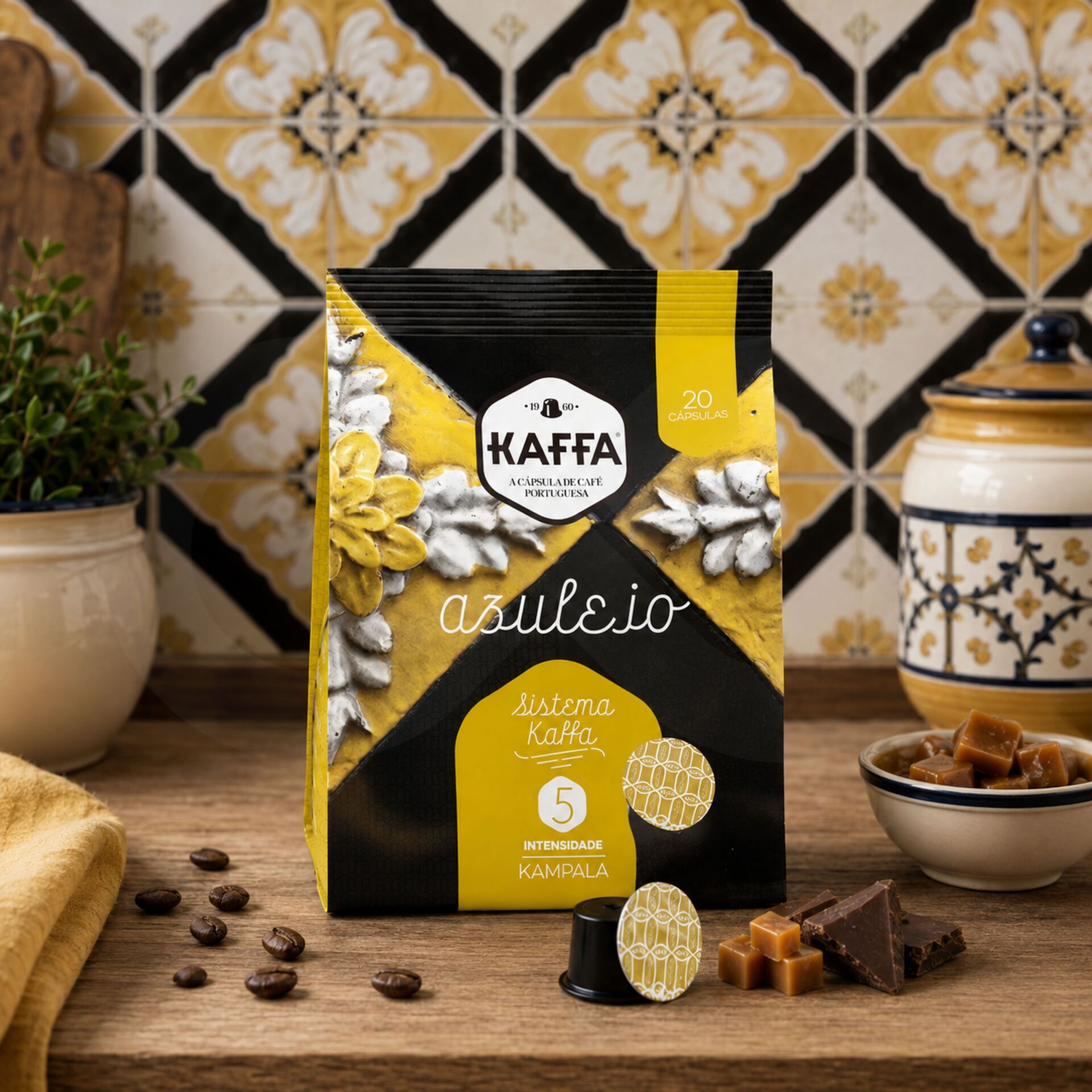 KAFFA® Cápsulas Sistema KAFFA Azulejo 20 uds.