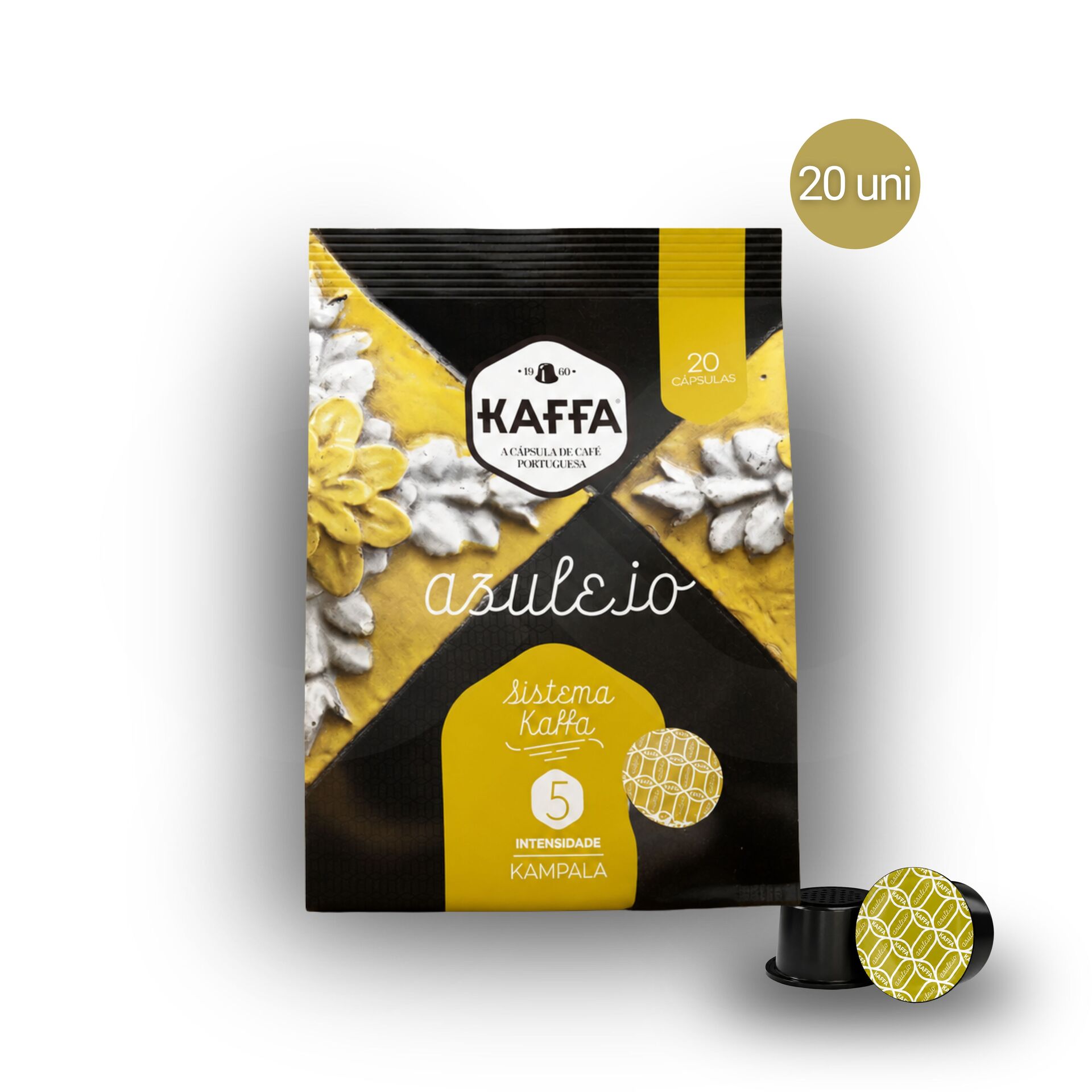 KAFFA® Cápsulas Sistema KAFFA Azulejo 20 uds.