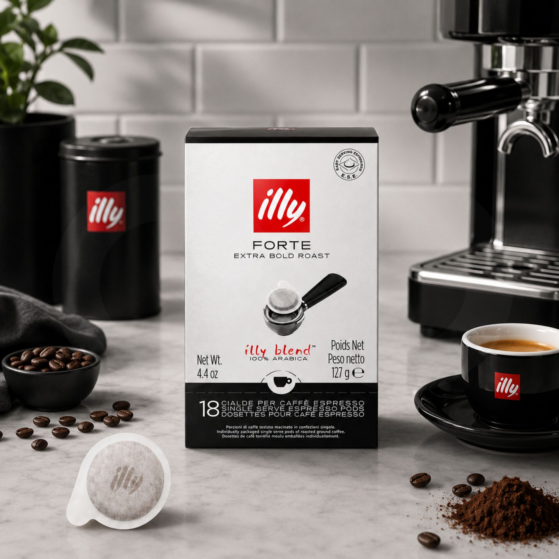 ILLY® Koffiepads Forte 18 st.