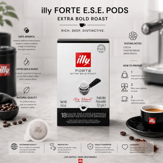 ILLY� Koffiepads Forte 18 st.