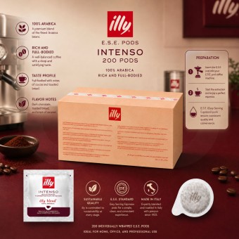 ILLY® Cialde Caffè di Intenso 200 pz.