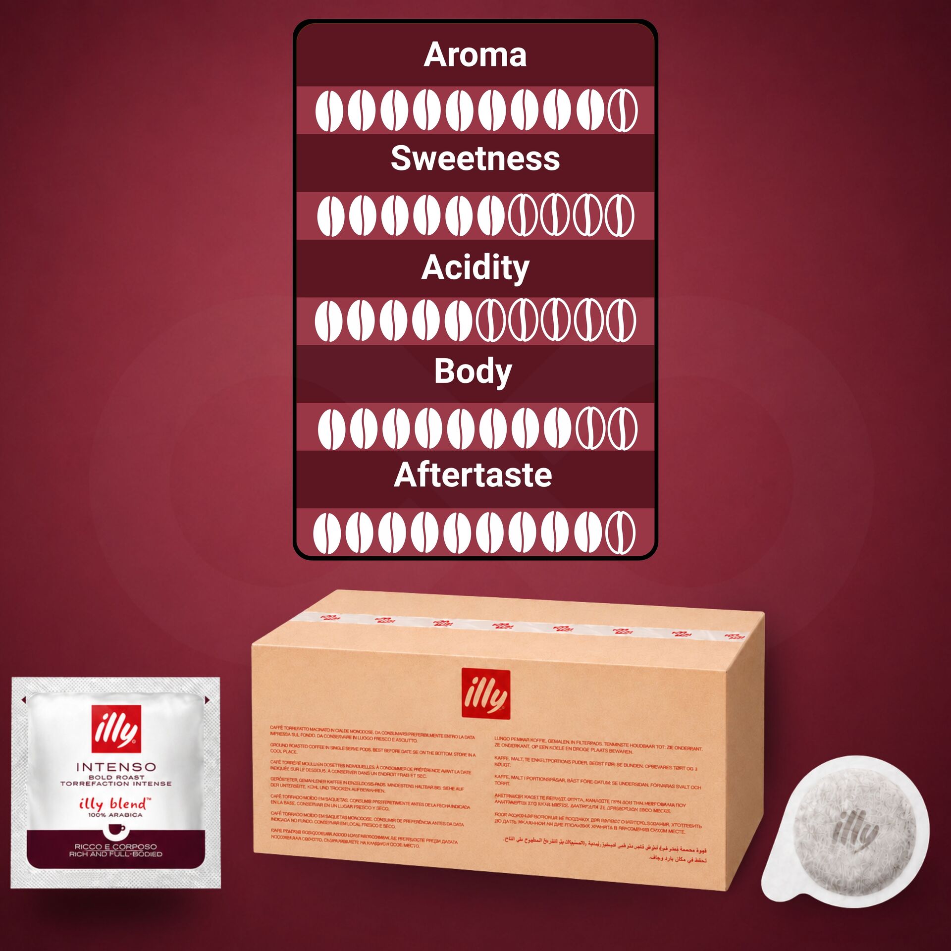 ILLY® Cialde Caffè di Intenso 200 pz.