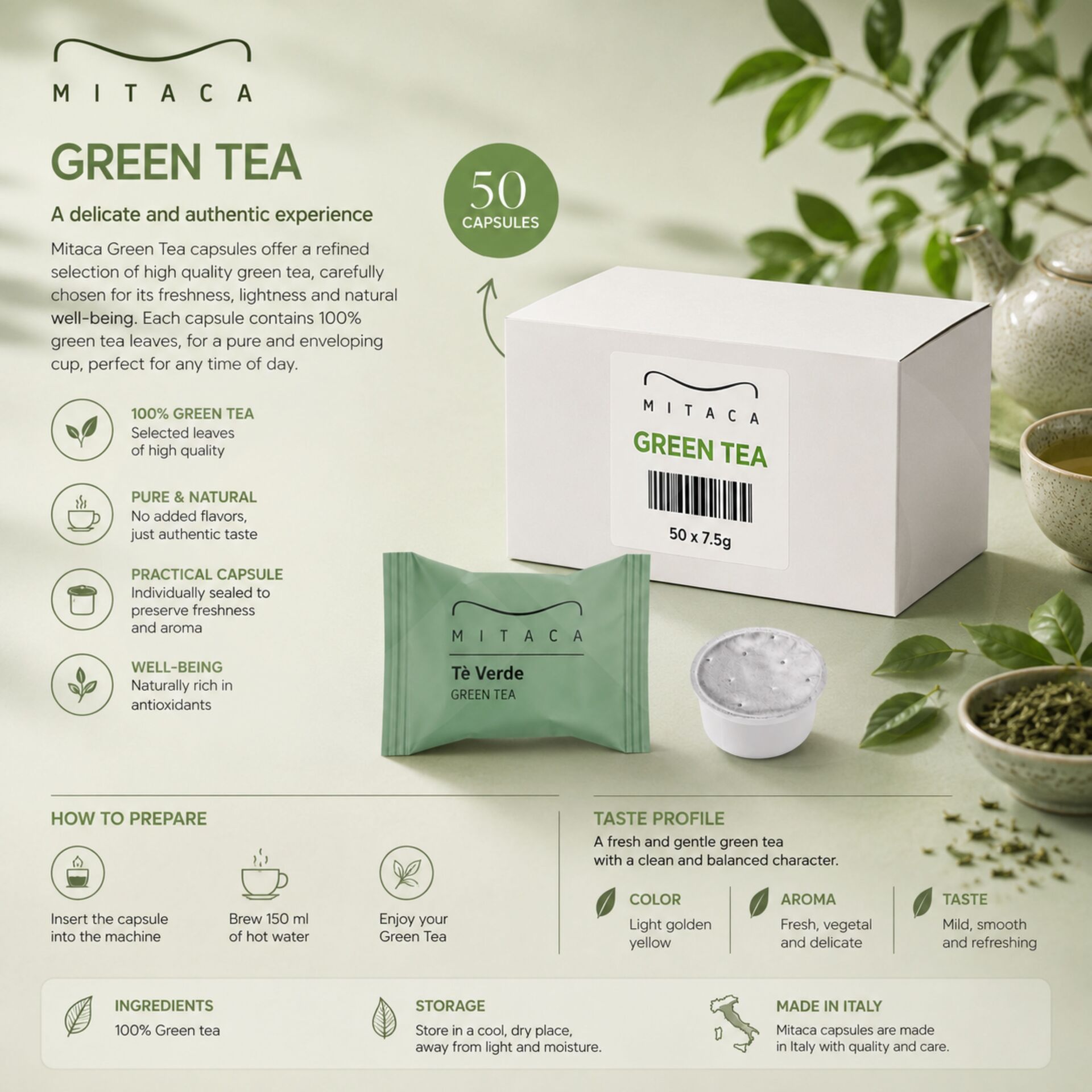 ILLY® Capsules IES Vert 50 u.