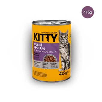 KITTY� Adulto Salmone e Trota in Salsa 415 g