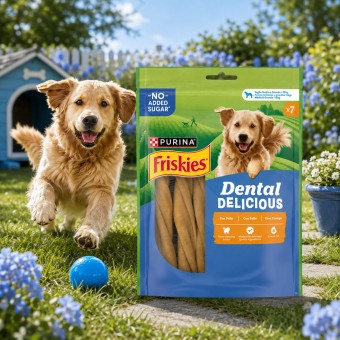 PURINAź FRISKIES Dental Delicious Kurczak 7 szt.