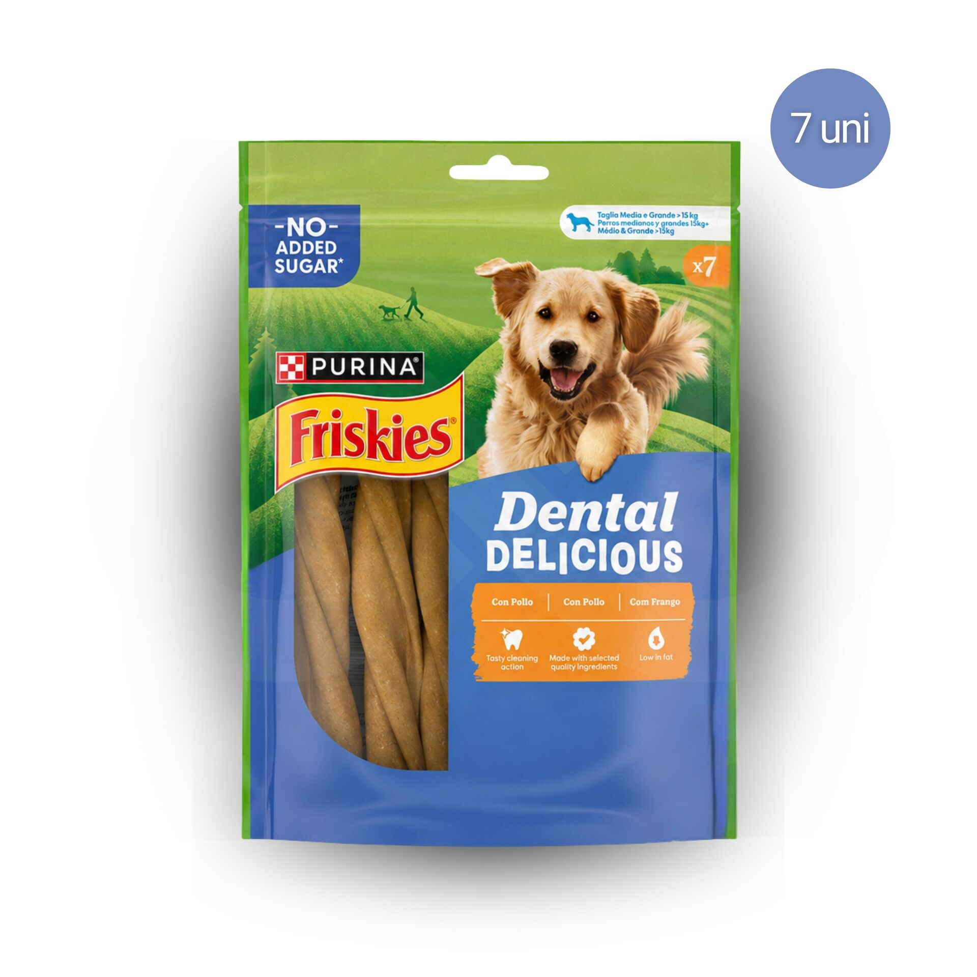 PURINAź FRISKIES Dental Delicious Kurczak 7 szt.