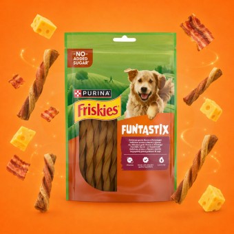 PURINAŽ FRISKIES Funtastix Bacon & Cheese 175g