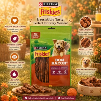 PURINAŽ FRISKIES Snack Bon Bacon 120g