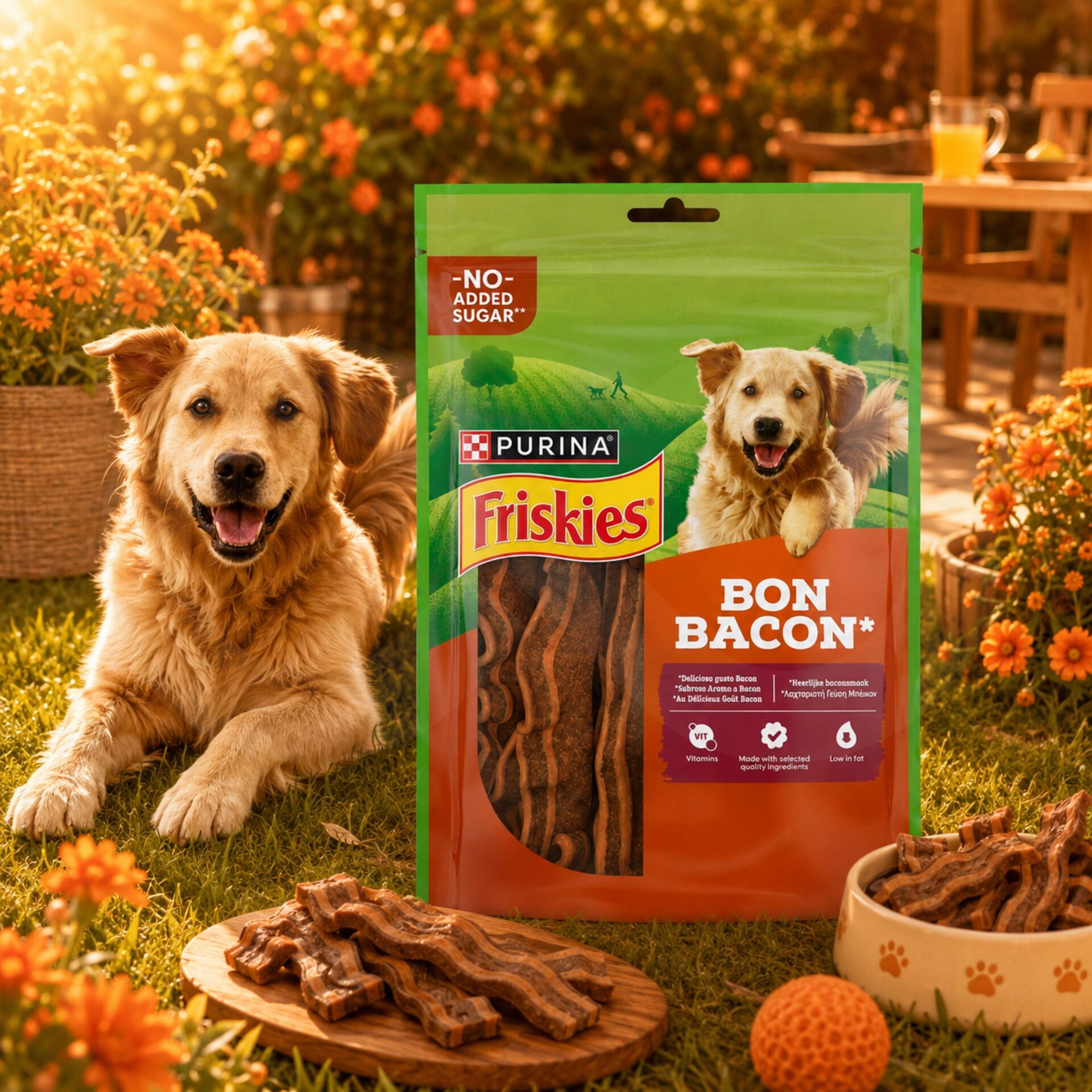 PURINAŽ FRISKIES Snack Bon Bacon 120g